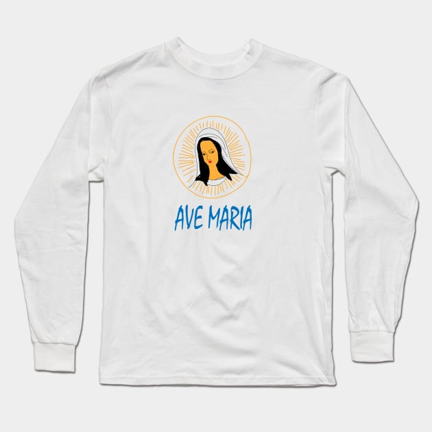 AVE MARIA Long Sleeve T-Shirt by FlorenceFashionstyle